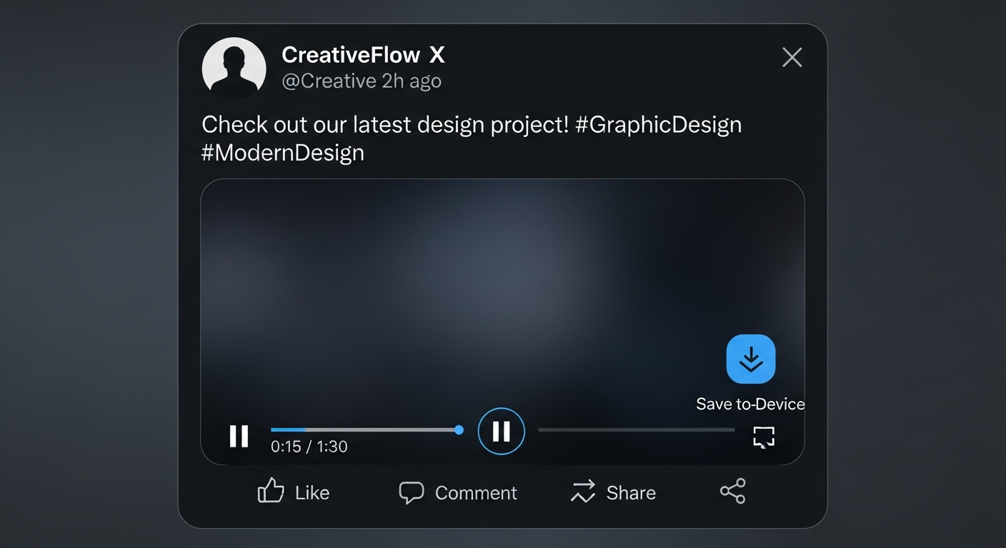 Twitter X video saver